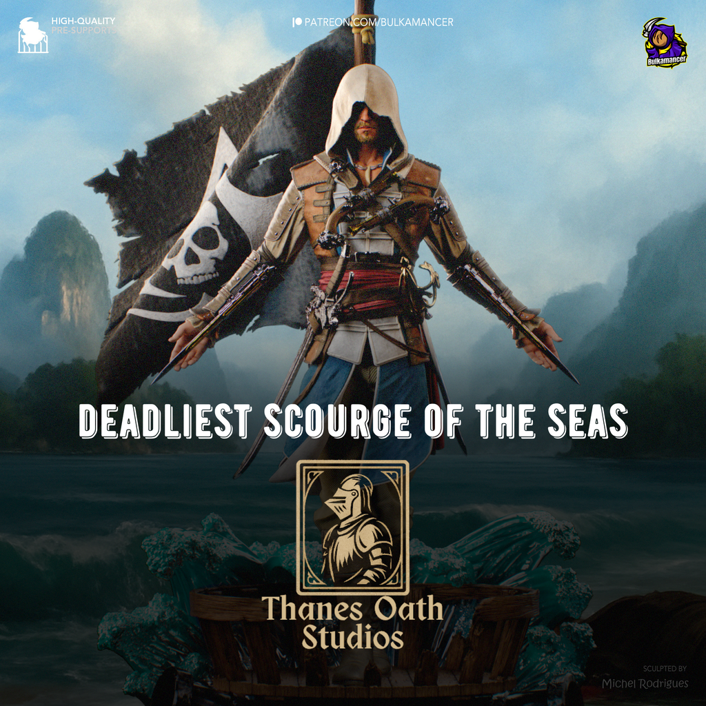Deadliest Scourge Of The Seas - Maximum Detailed 16K Resin Statue
