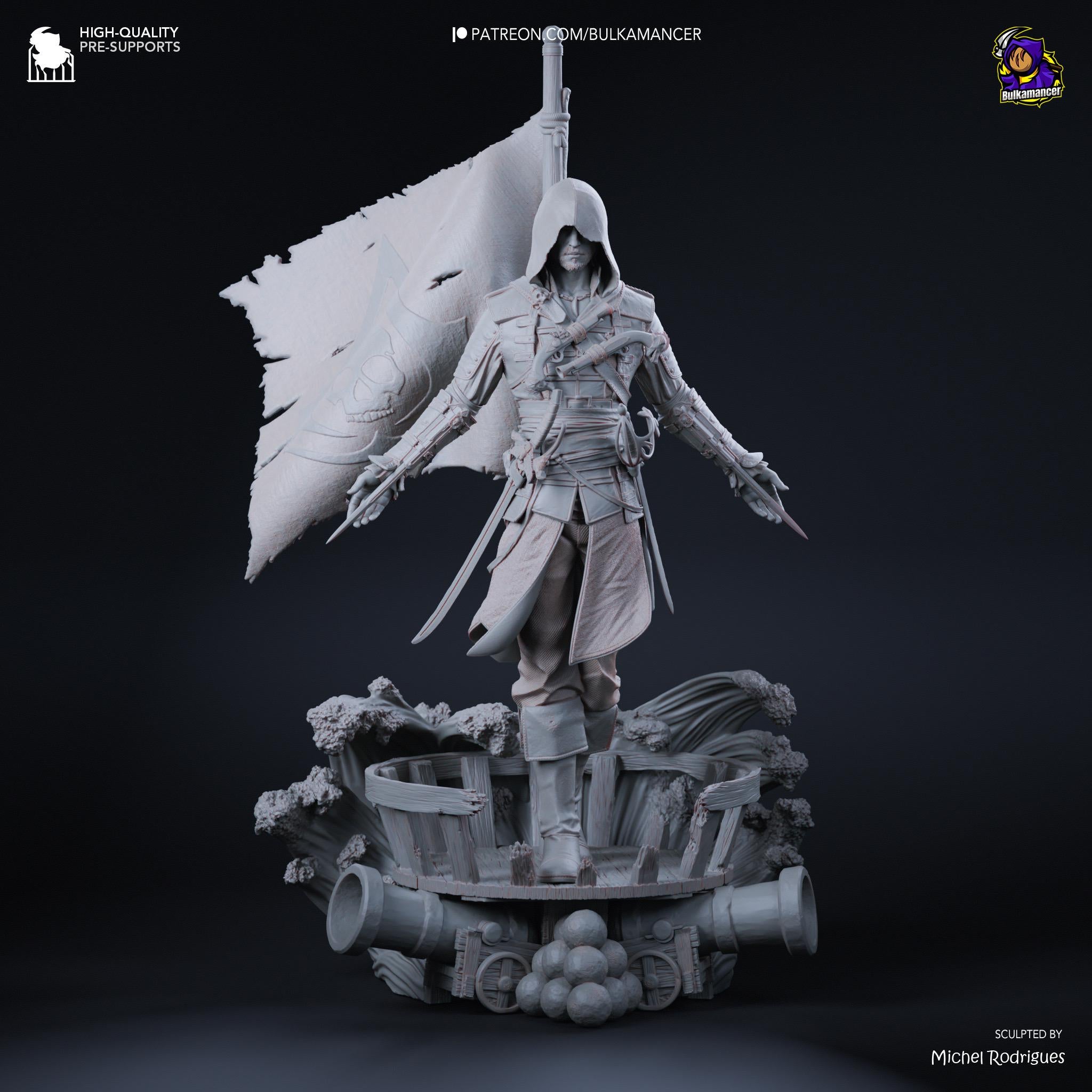 Deadliest Scourge Of The Seas - Maximum Detailed 16K Resin Statue