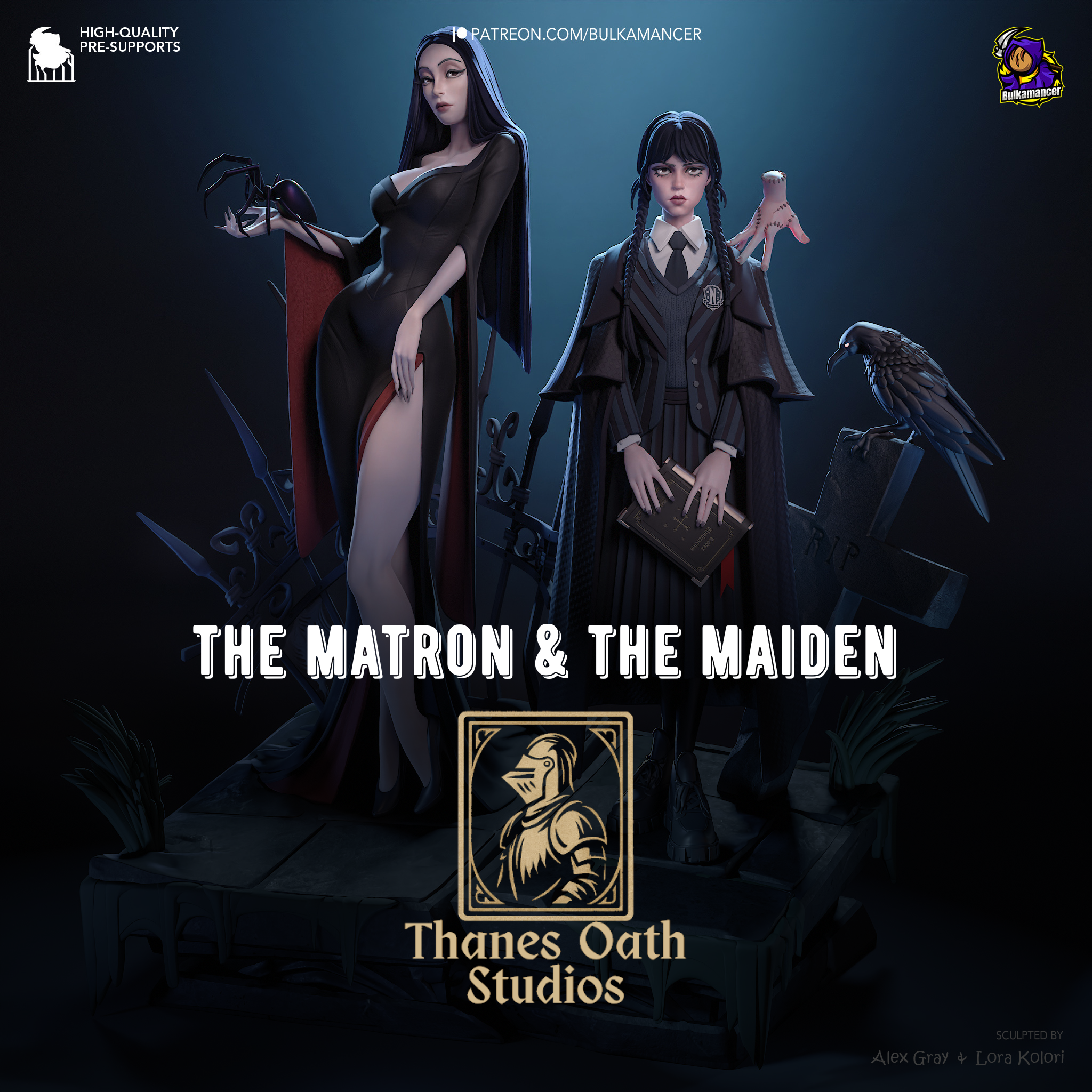 The Matron & The Maiden - Maximum Detailed 16K Resin Statue