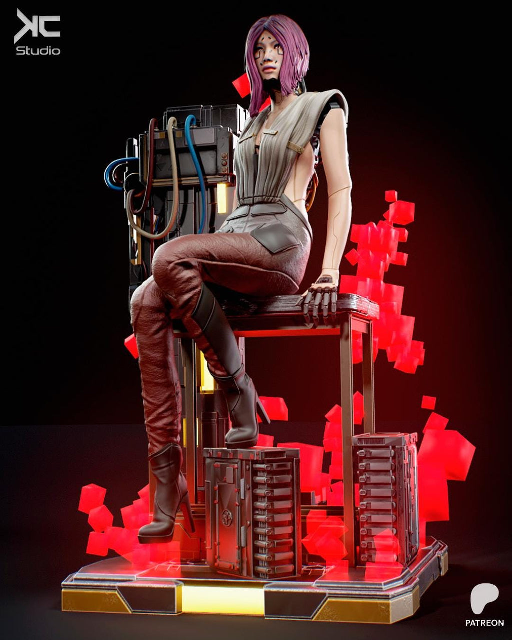 Broken Frequency - Maximum Detailed 16K Resin Statue