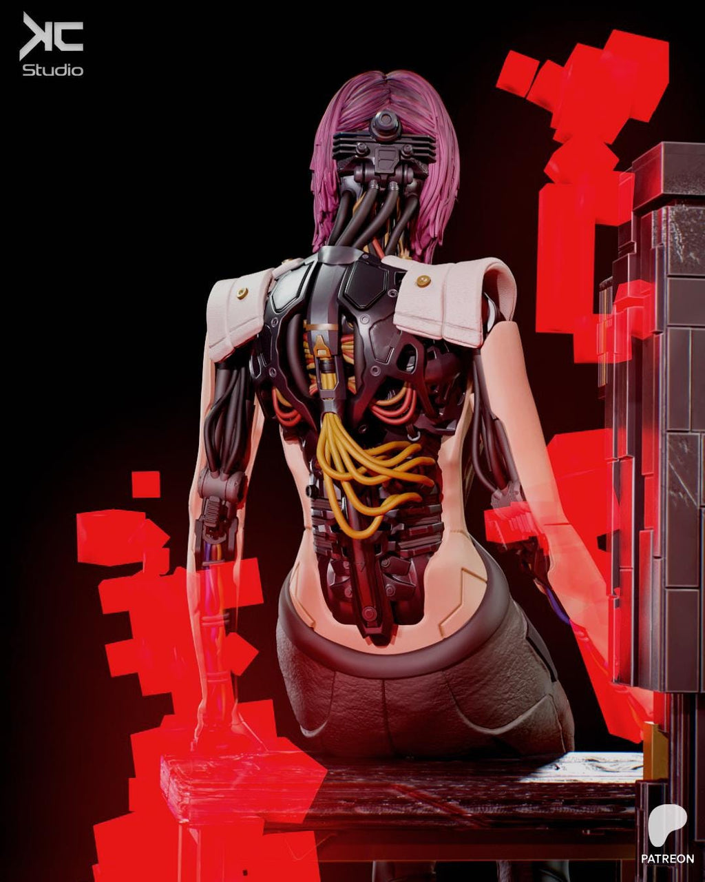 Broken Frequency - Maximum Detailed 16K Resin Statue