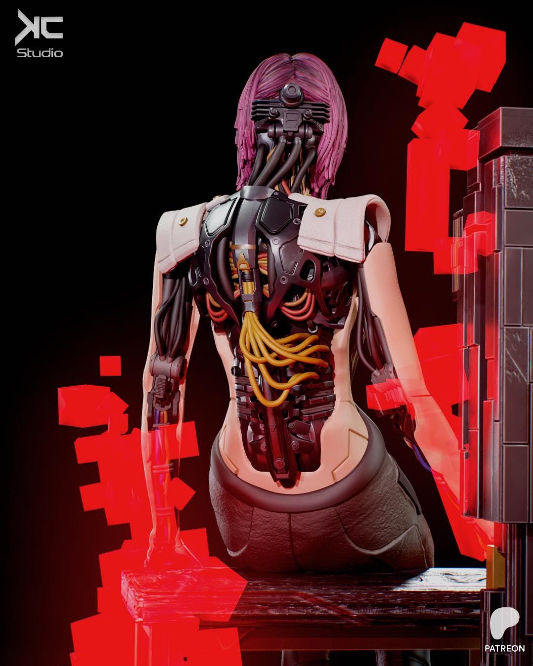 Broken Frequency - Maximum Detailed 16K Resin Statue