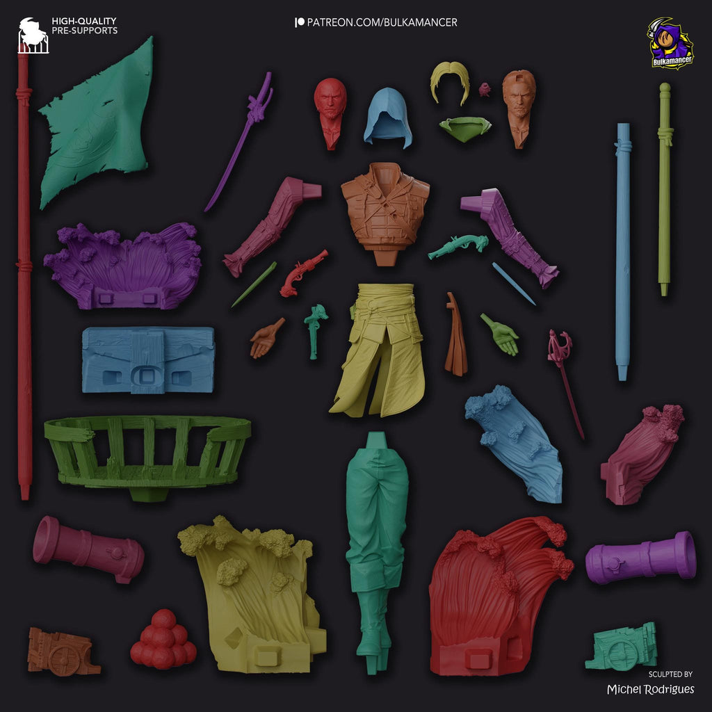 Deadliest Scourge Of The Seas - Maximum Detailed 16K Resin Statue