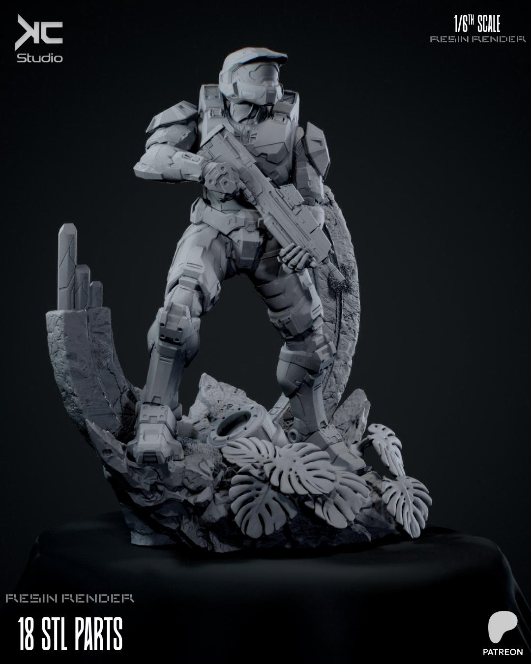 The Last Spartan - Maximum Detailed 16K Resin Statue