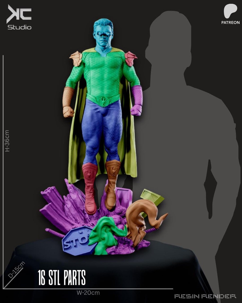 America’s Crown - Maximum Detailed 16K Resin Statue