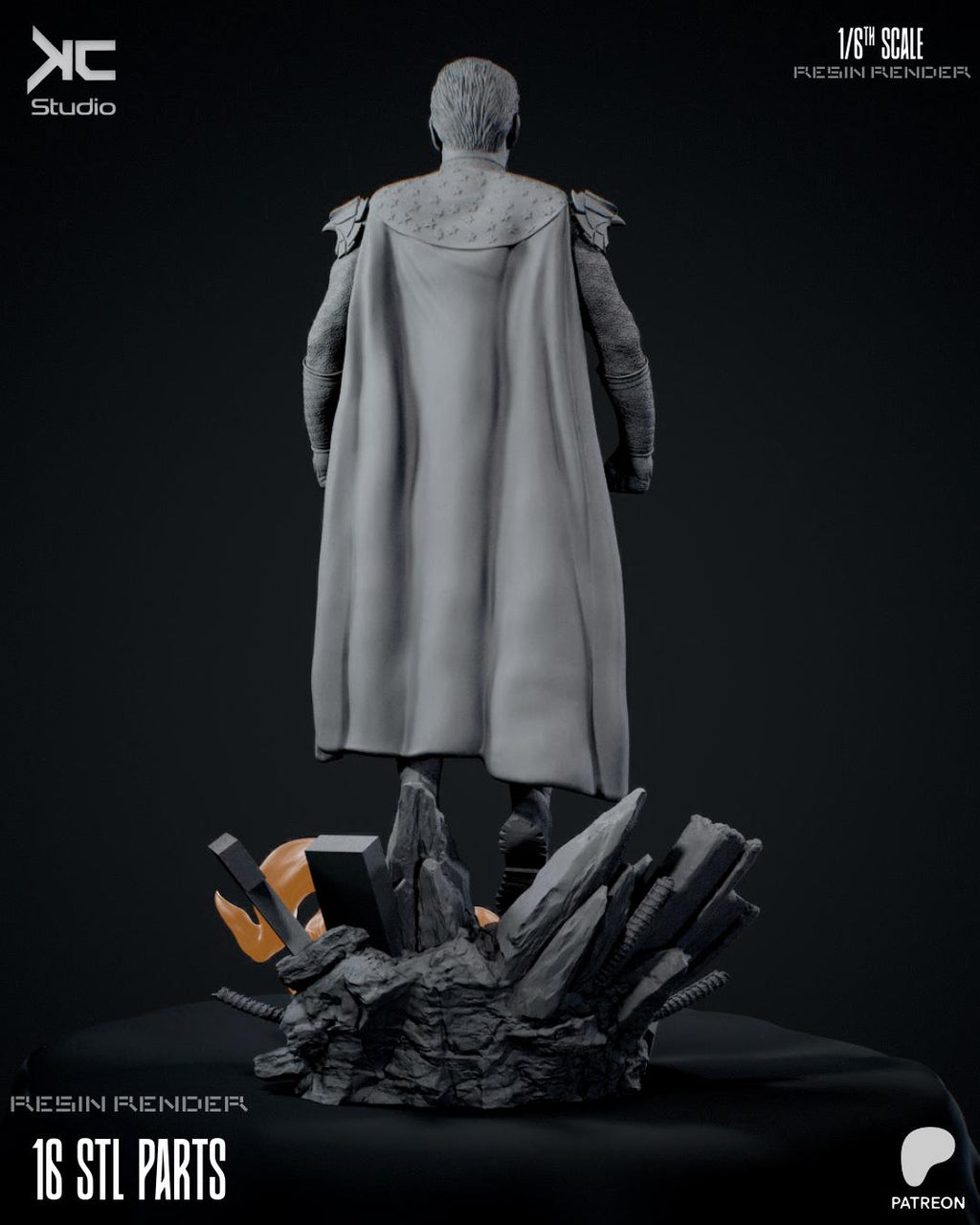 America’s Crown - Maximum Detailed 16K Resin Statue