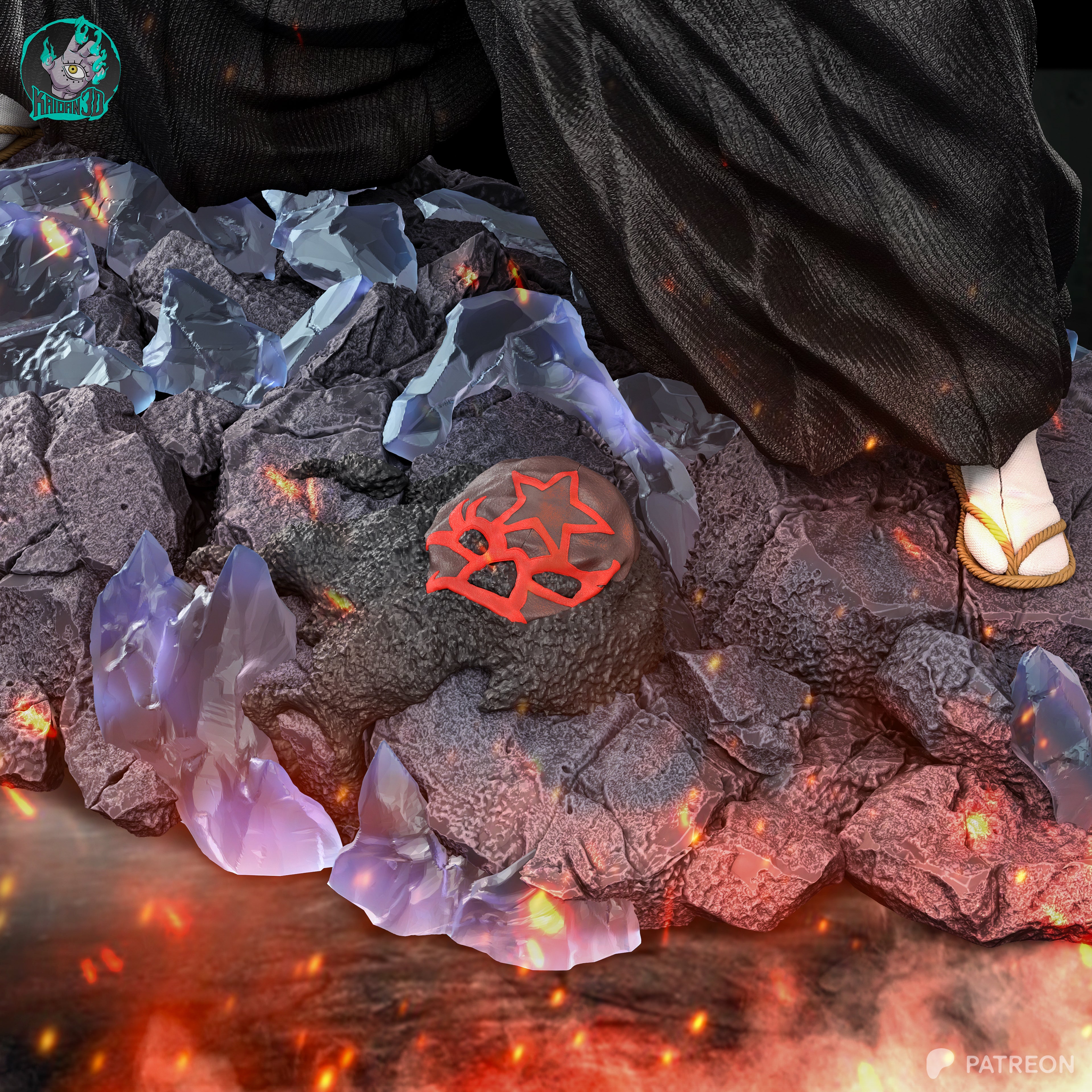 The Crimson Commander - Maximum Detailed 16K Resin Statue