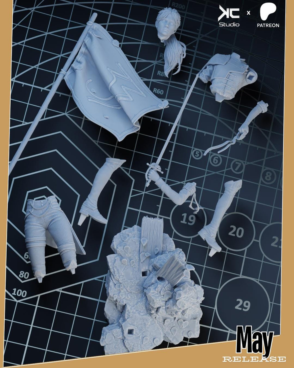 Bearer Of The Final Year - Maximum Detailed 16K Resin Statue