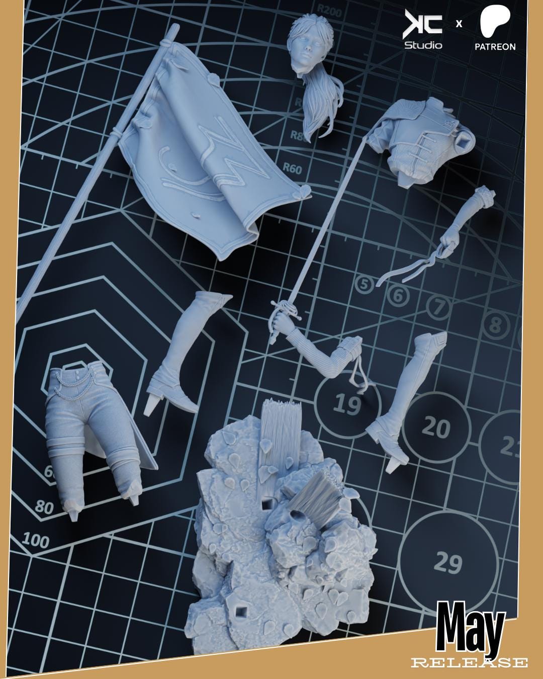 Bearer Of The Final Year - Maximum Detailed 16K Resin Statue