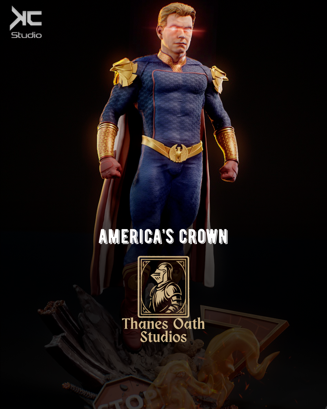 America’s Crown - Maximum Detailed 16K Resin Statue