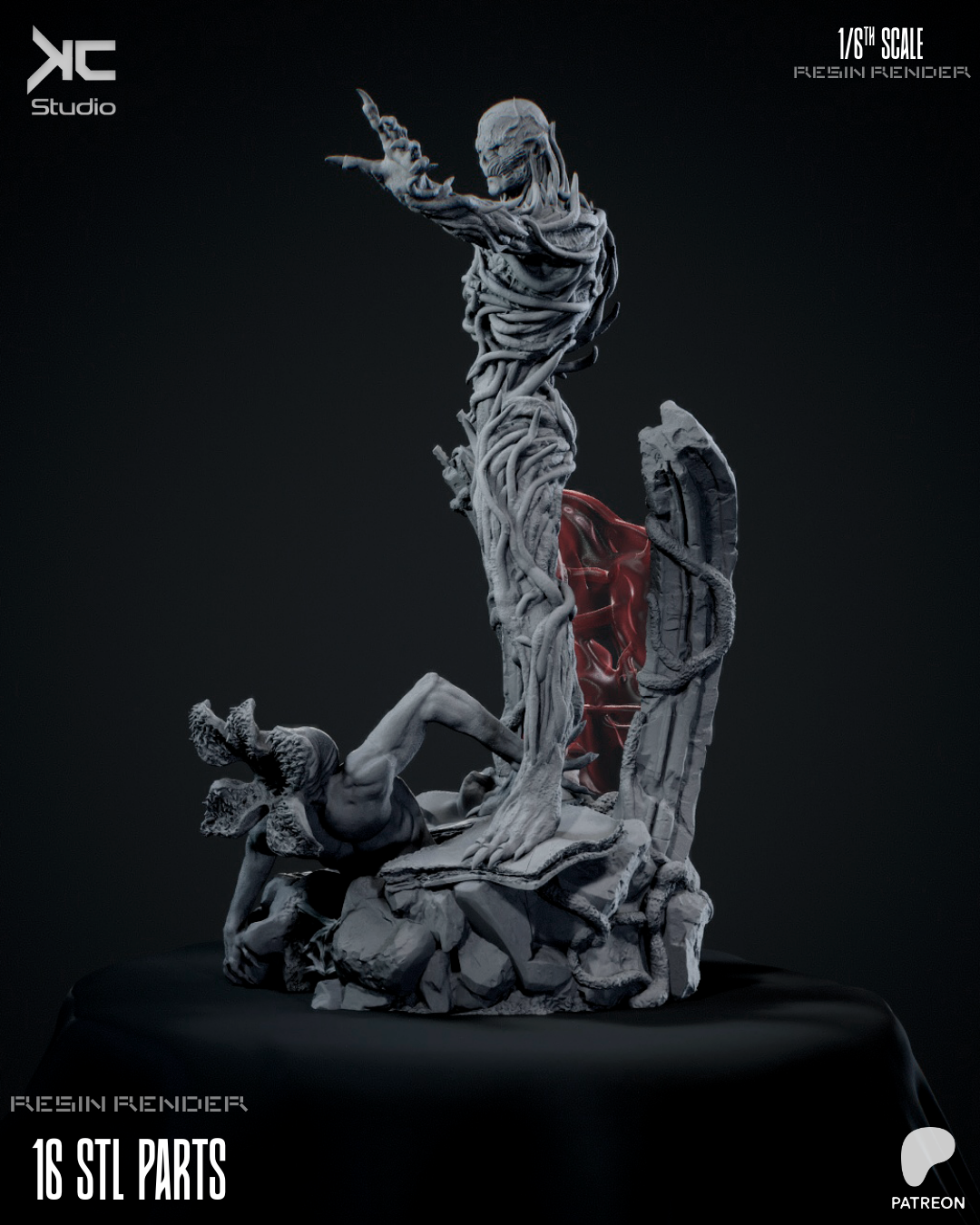 Devourer Of Minds - Maximum Detailed 16K Resin Statue