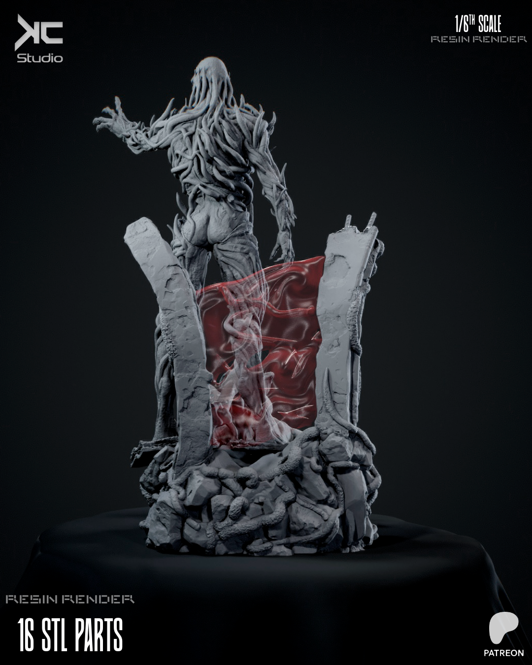 Devourer Of Minds - Maximum Detailed 16K Resin Statue