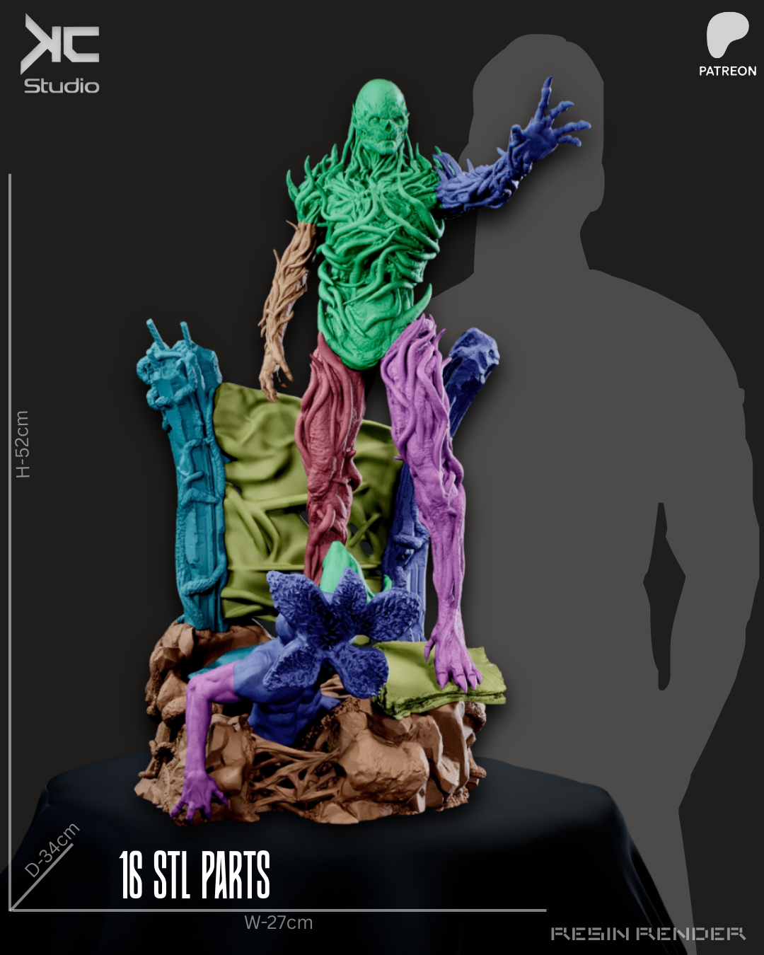 Devourer Of Minds - Maximum Detailed 16K Resin Statue