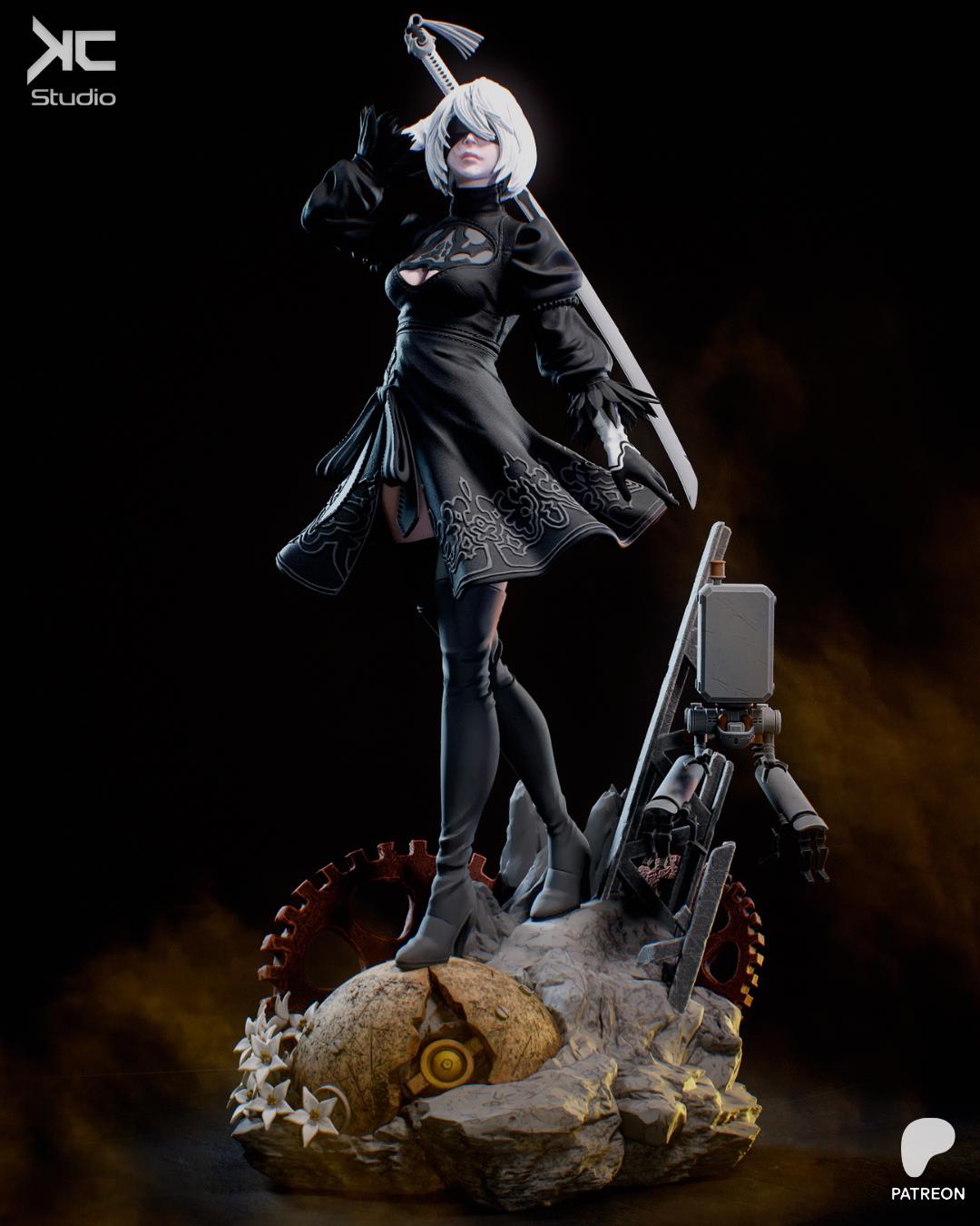 Black Protocol - Maximum Detailed 16K Resin Statue