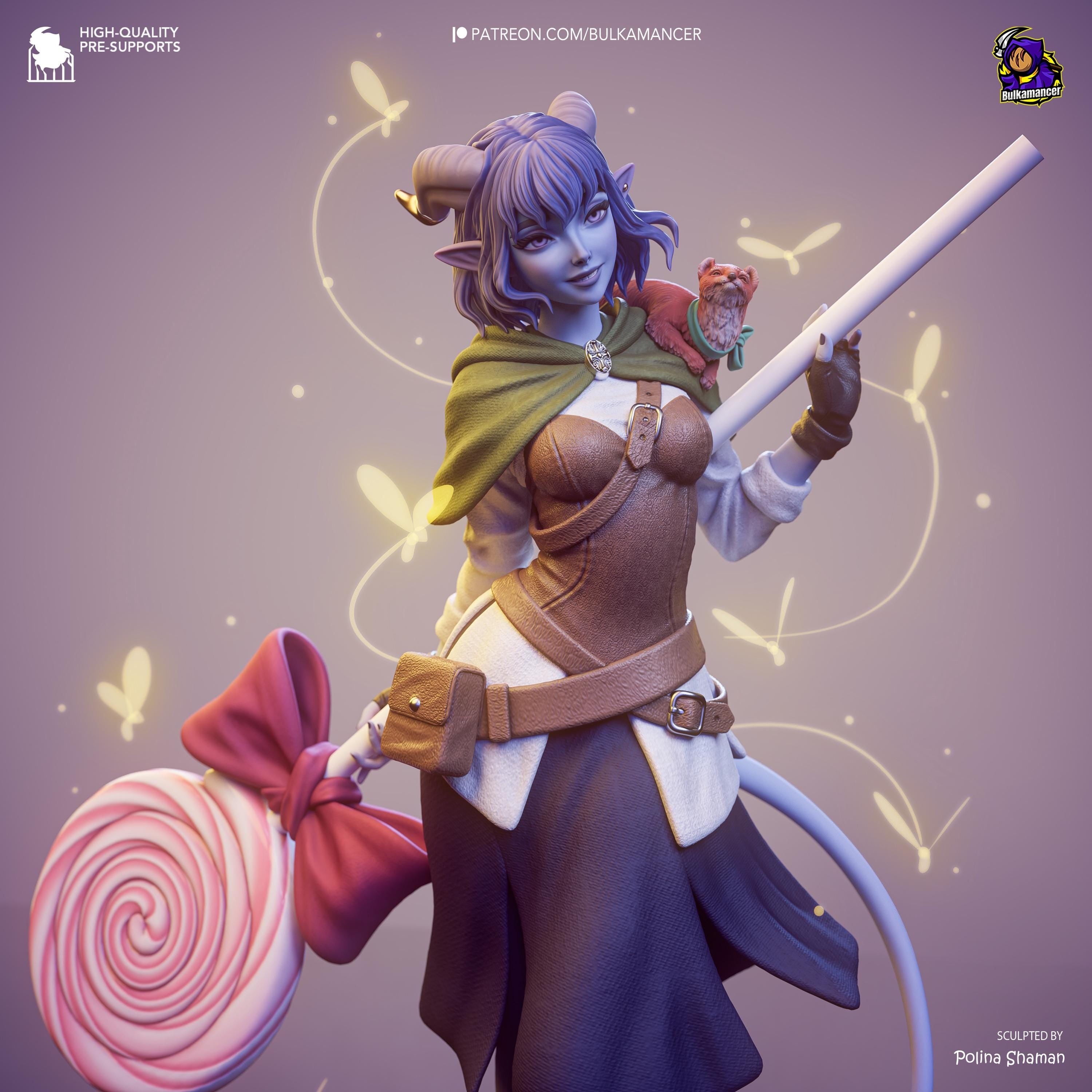 Violet Trickster - Maximum Detailed 16K Resin Statue