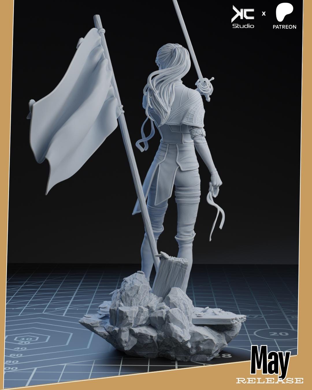 Bearer Of The Final Year - Maximum Detailed 16K Resin Statue