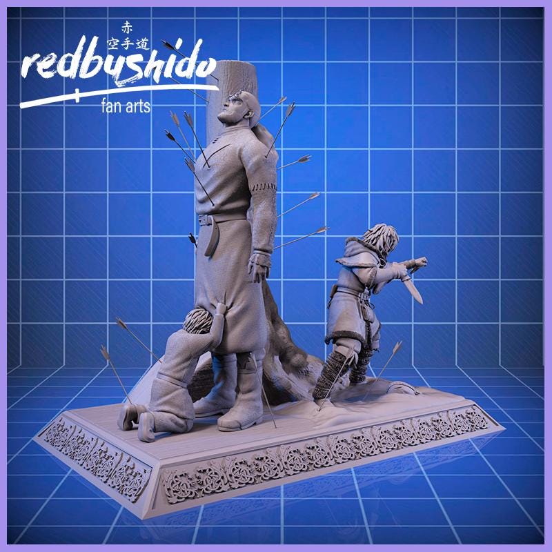 A Debt Written In Steel - Maximum Detailed 16K Resin Statue