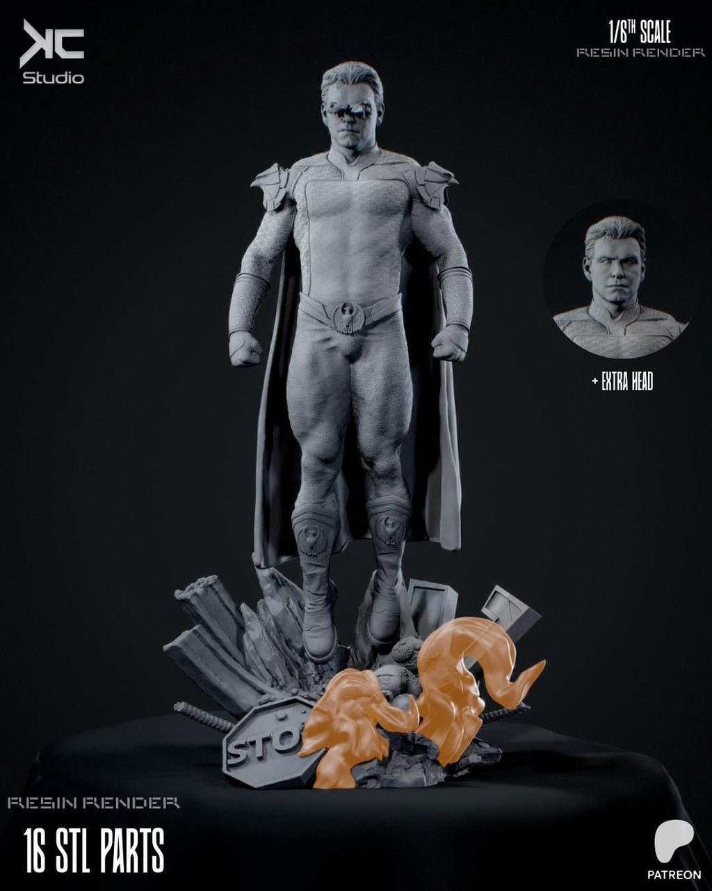 America’s Crown - Maximum Detailed 16K Resin Statue
