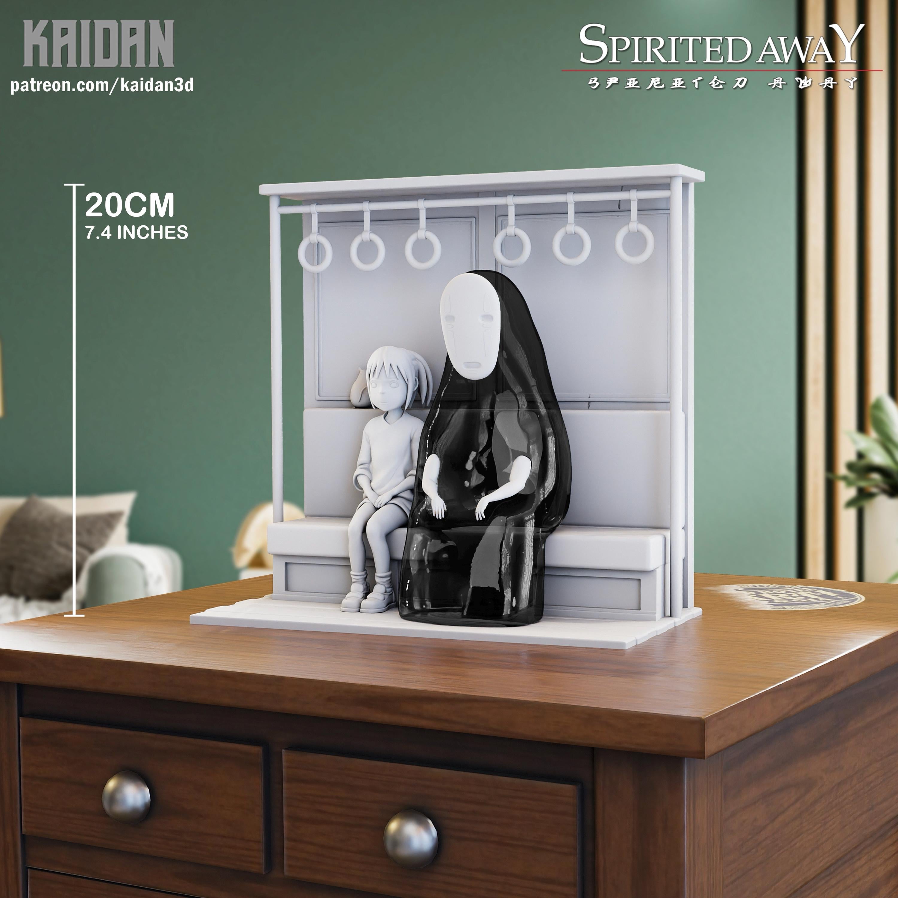 Where Innocence Sat Beside Emptiness - Spirit World Japanese Folklore Mystical Anime Spirited Away Resin Figure 16K