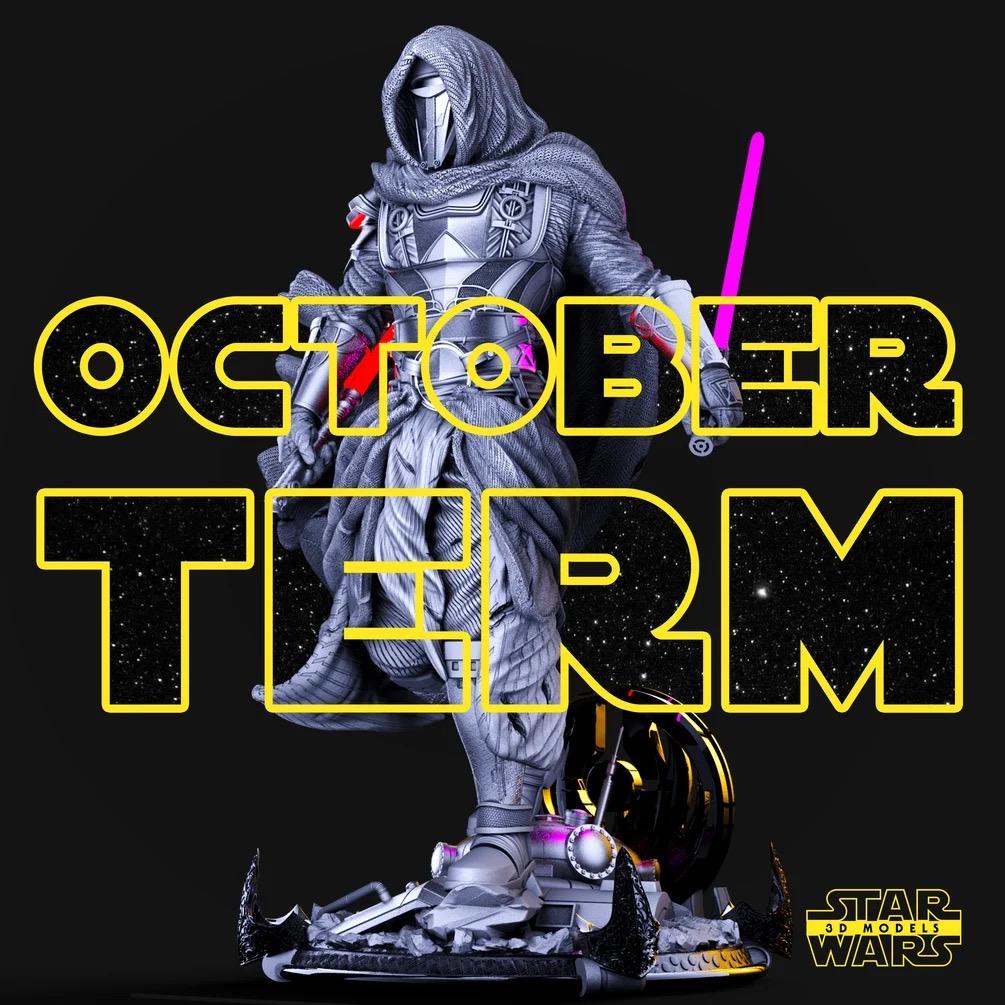 Crimson Warlord - Dark Lord Sci-Fi Mythic Horror Darth Revan Resin Figure 16K