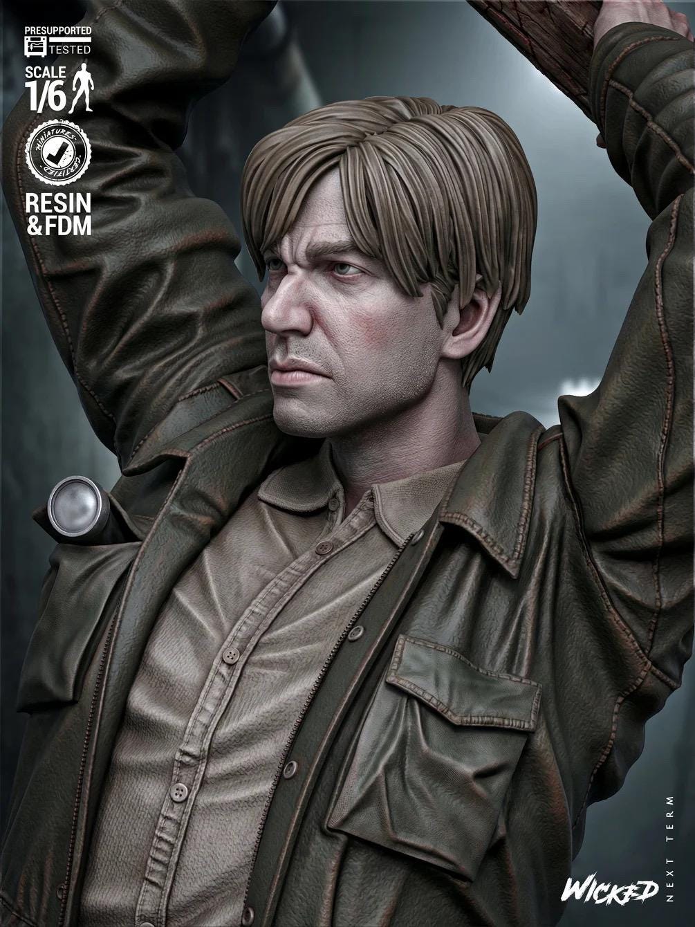 Penitent Wanderer - Psychological Horror Silent City James Sunderland Resin Figure 16K