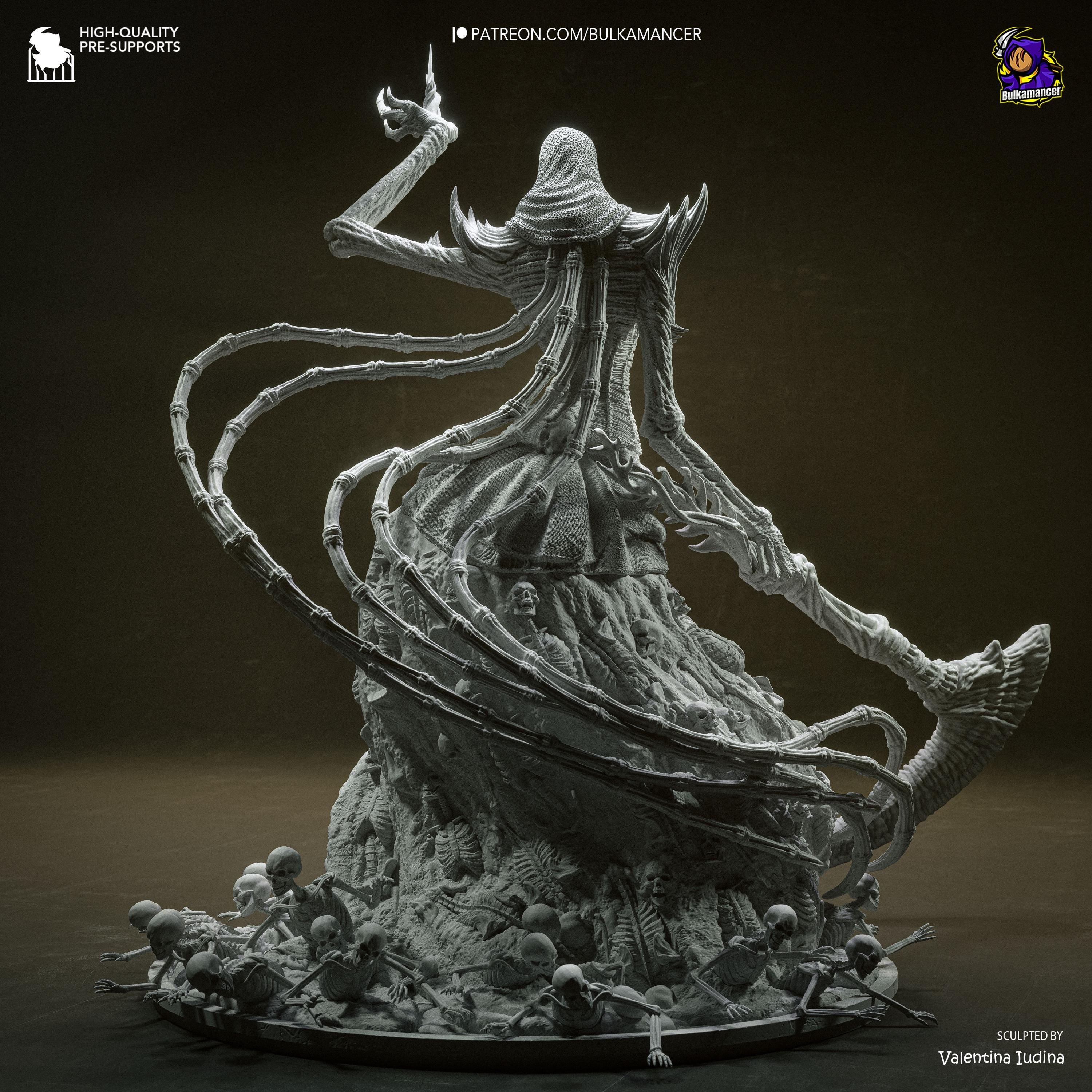 Abyssal Queen - Dark Fantasy Abyss Souls-like Nashandra Resin Figure 16K