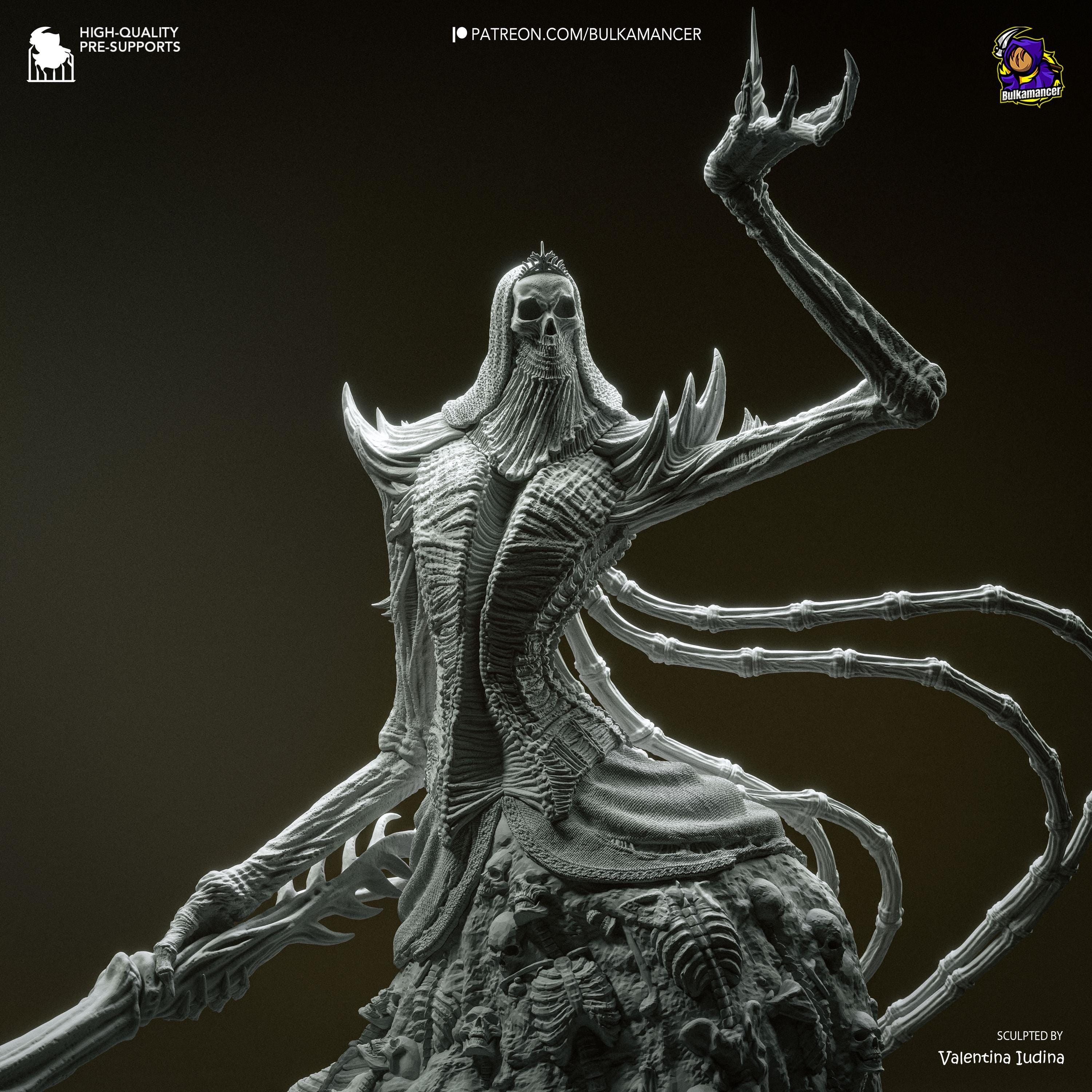 Abyssal Queen - Dark Fantasy Abyss Souls-like Nashandra Resin Figure 16K