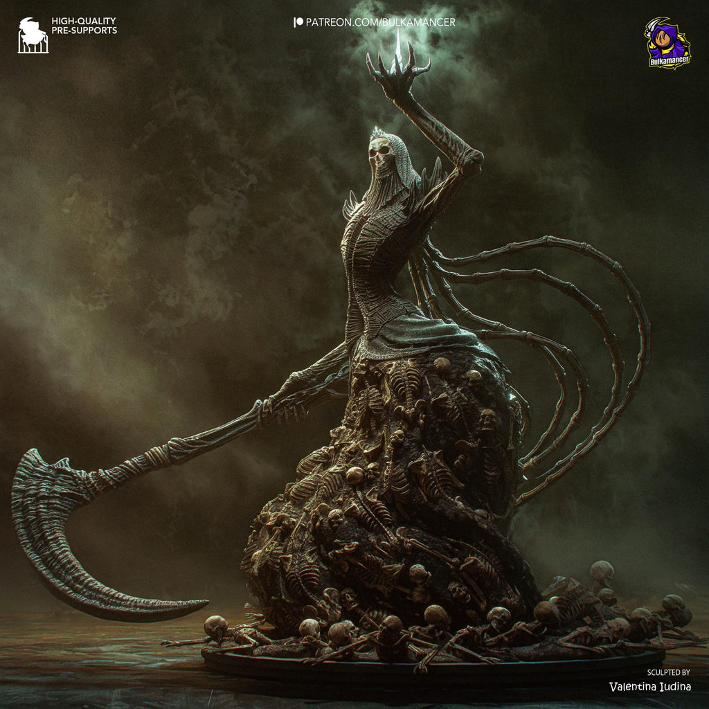 Abyssal Queen - Dark Fantasy Abyss Souls-like Nashandra Resin Figure 16K