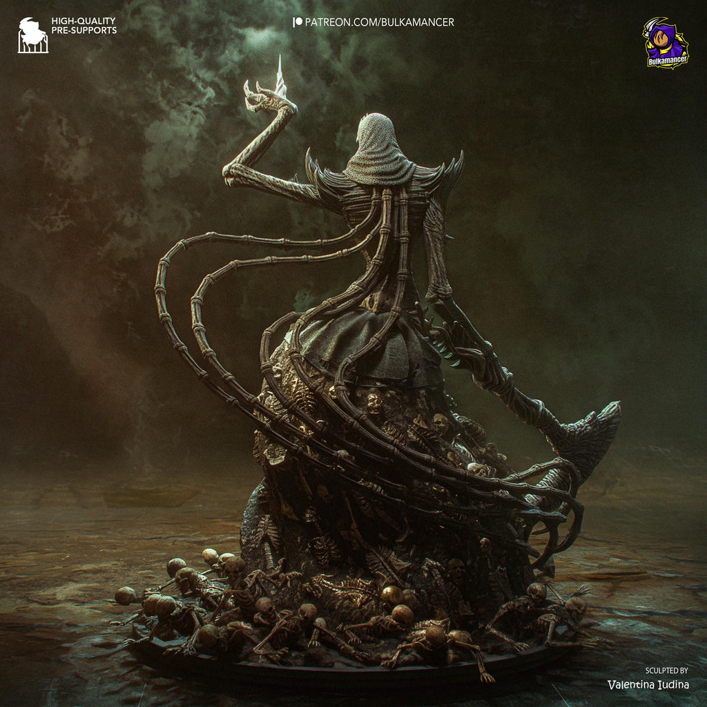 Abyssal Queen - Dark Fantasy Abyss Souls-like Nashandra Resin Figure 16K