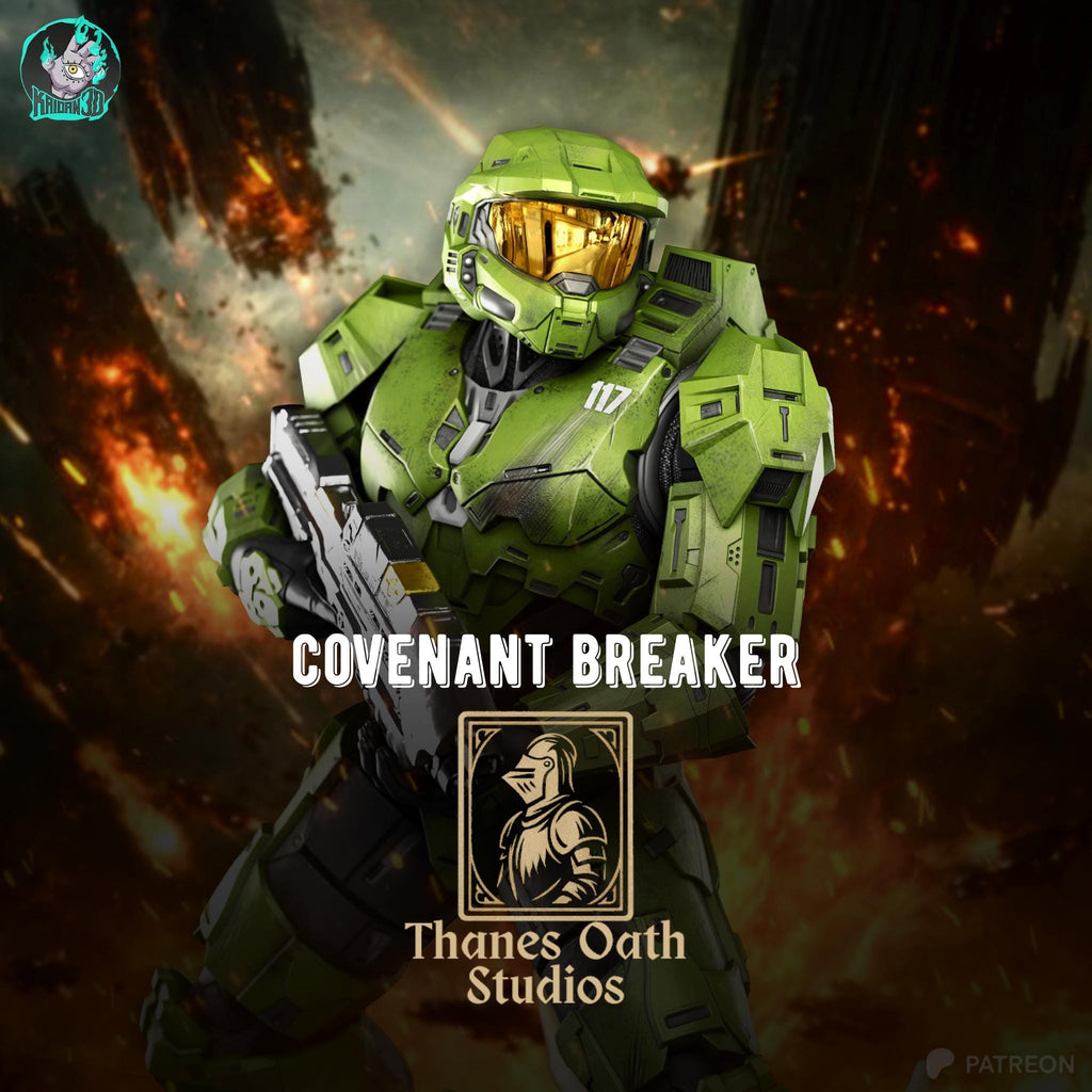 Covenant Breaker - Sci-Fi Super Soldier Last Defender Master Chief Resin Figure 16K