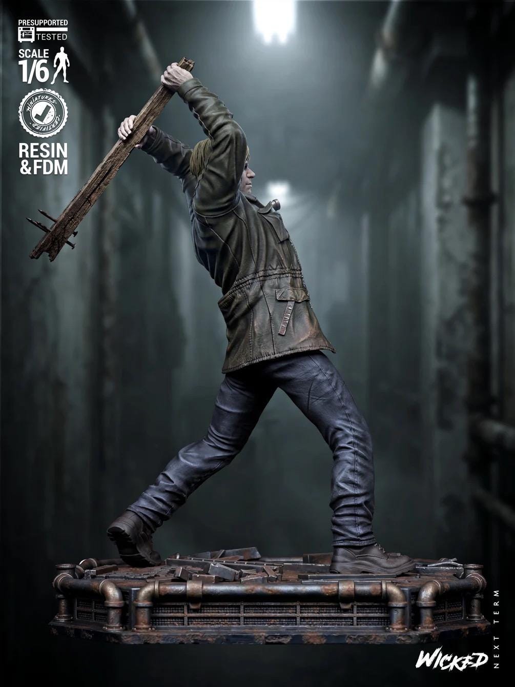 Penitent Wanderer - Psychological Horror Silent City James Sunderland Resin Figure 16K