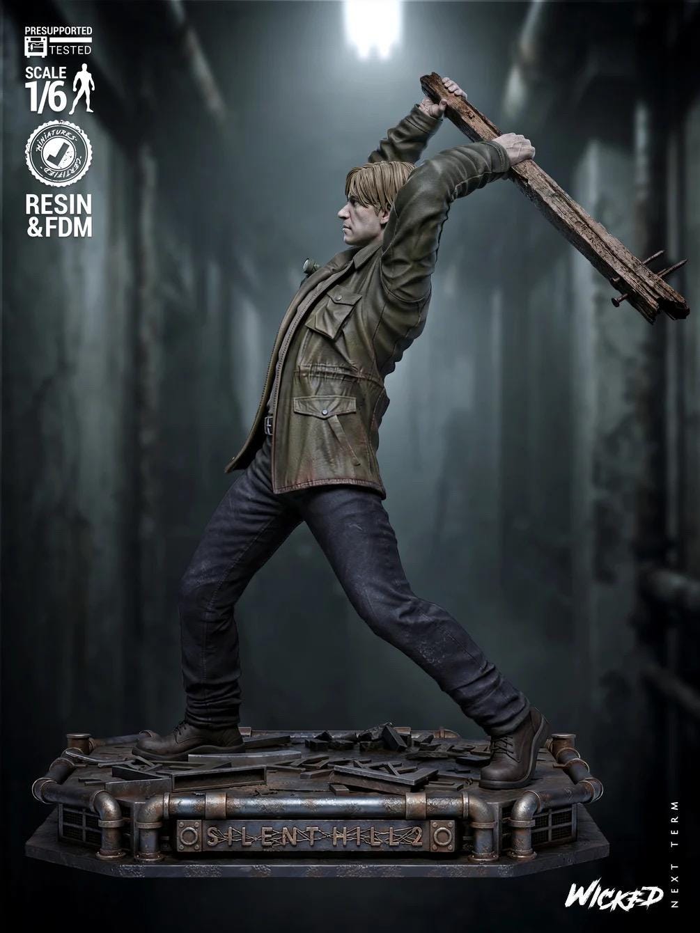 Penitent Wanderer - Psychological Horror Silent City James Sunderland Resin Figure 16K