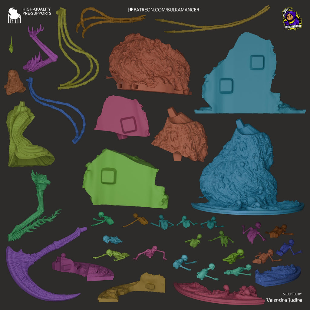 Abyssal Queen - Dark Fantasy Abyss Souls-like Nashandra Resin Figure 16K