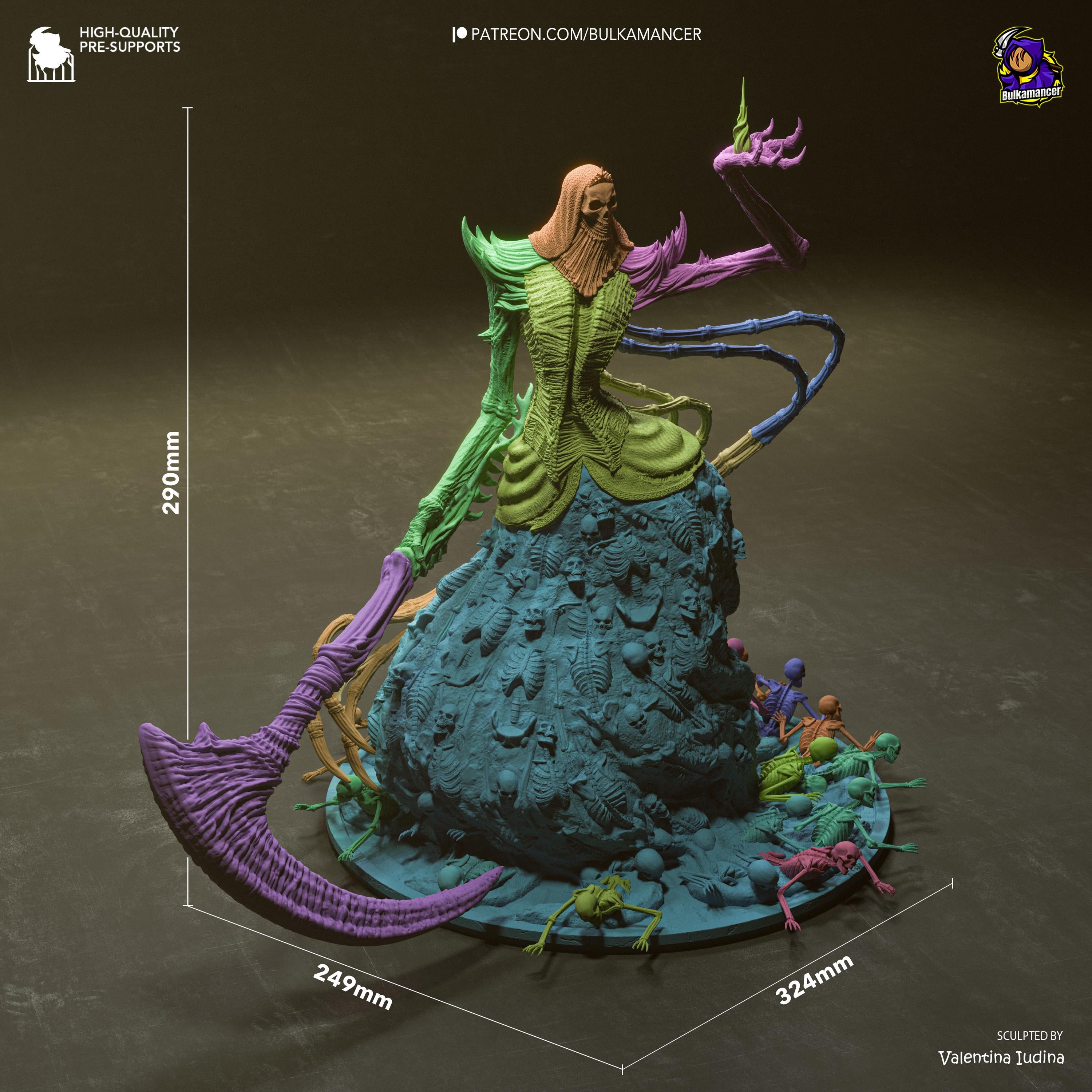 Abyssal Queen - Dark Fantasy Abyss Souls-like Nashandra Resin Figure 16K