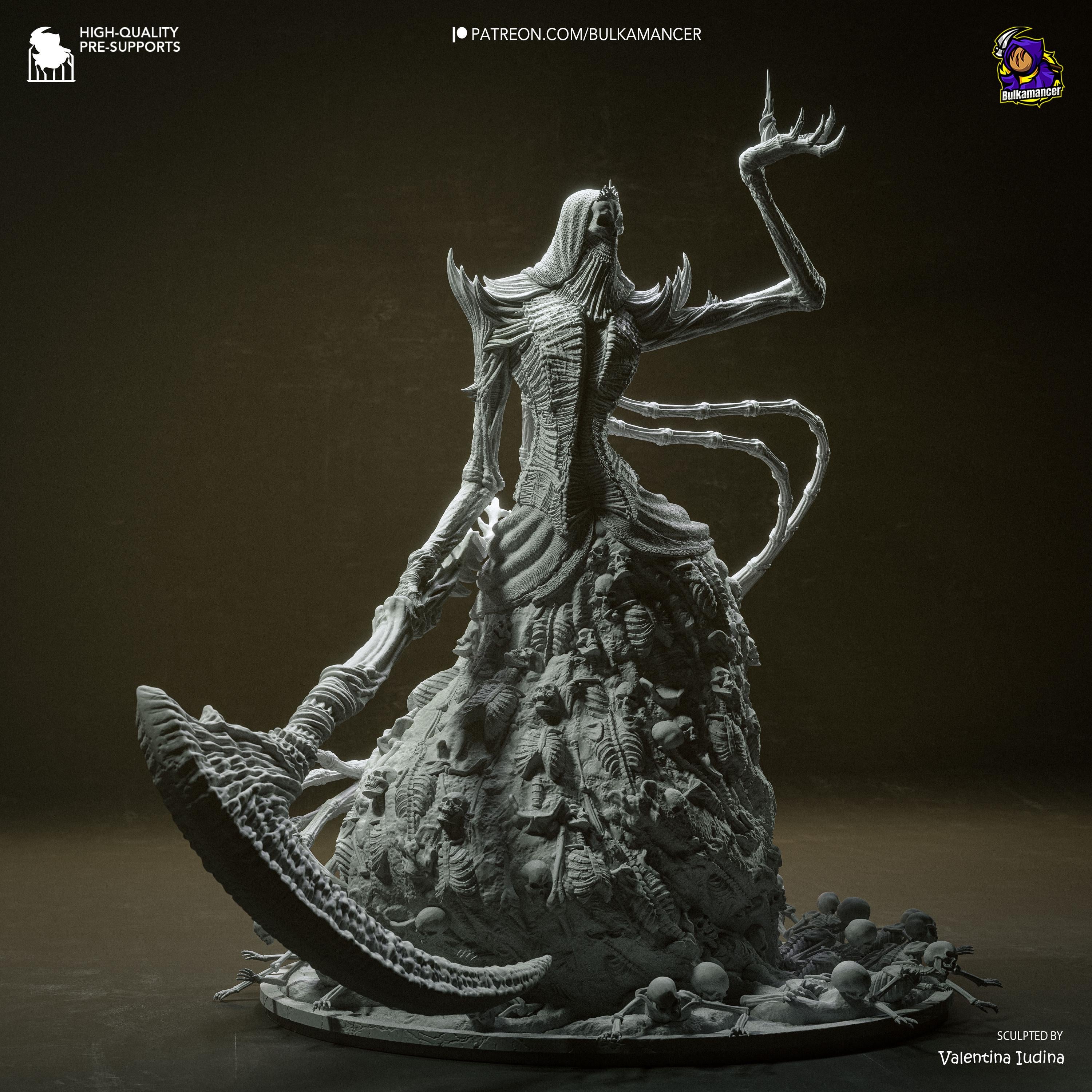 Abyssal Queen - Dark Fantasy Abyss Souls-like Nashandra Resin Figure 16K