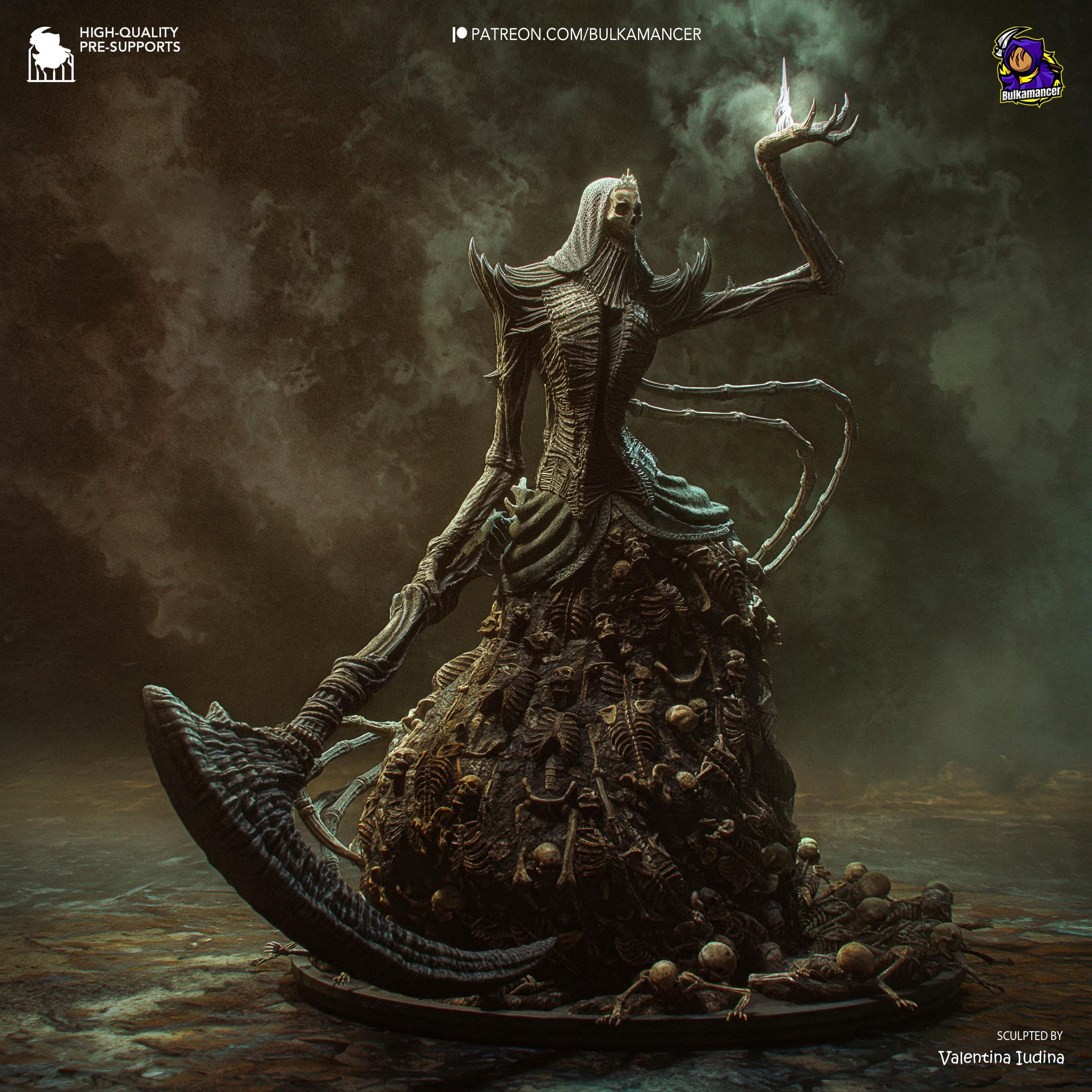 Abyssal Queen - Dark Fantasy Abyss Souls-like Nashandra Resin Figure 16K