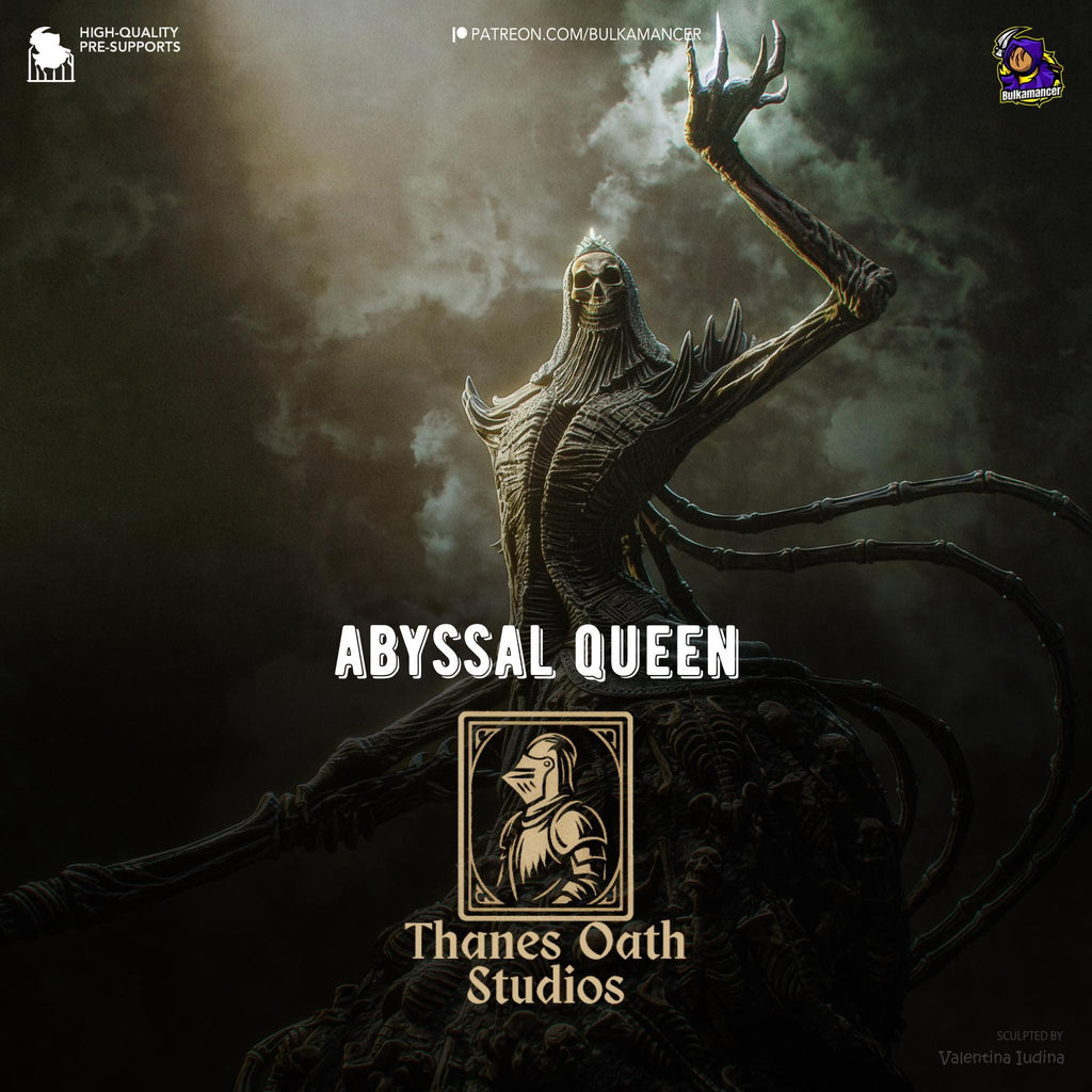 Abyssal Queen - Dark Fantasy Abyss Souls-like Nashandra Resin Figure 16K