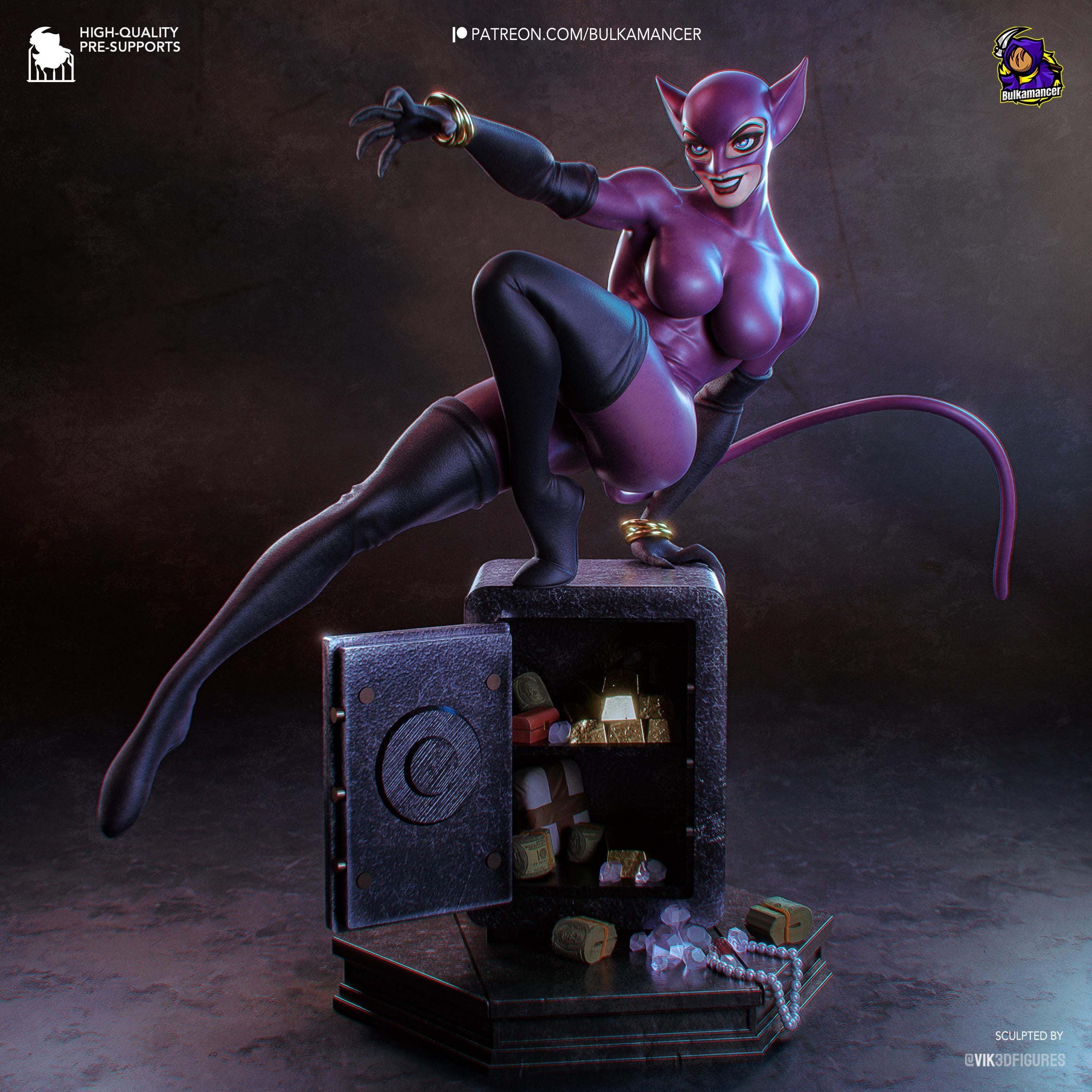 Midnight Thief - Master Thief Burglar Anti-Hero Catwoman Resin Figure 16K