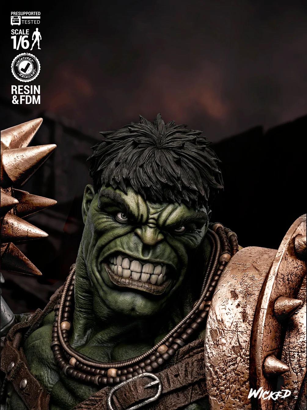 Exiled Worldbreaker - Arena Gladiator Champion Gamma Warrior Hulk Resin Figure 16K