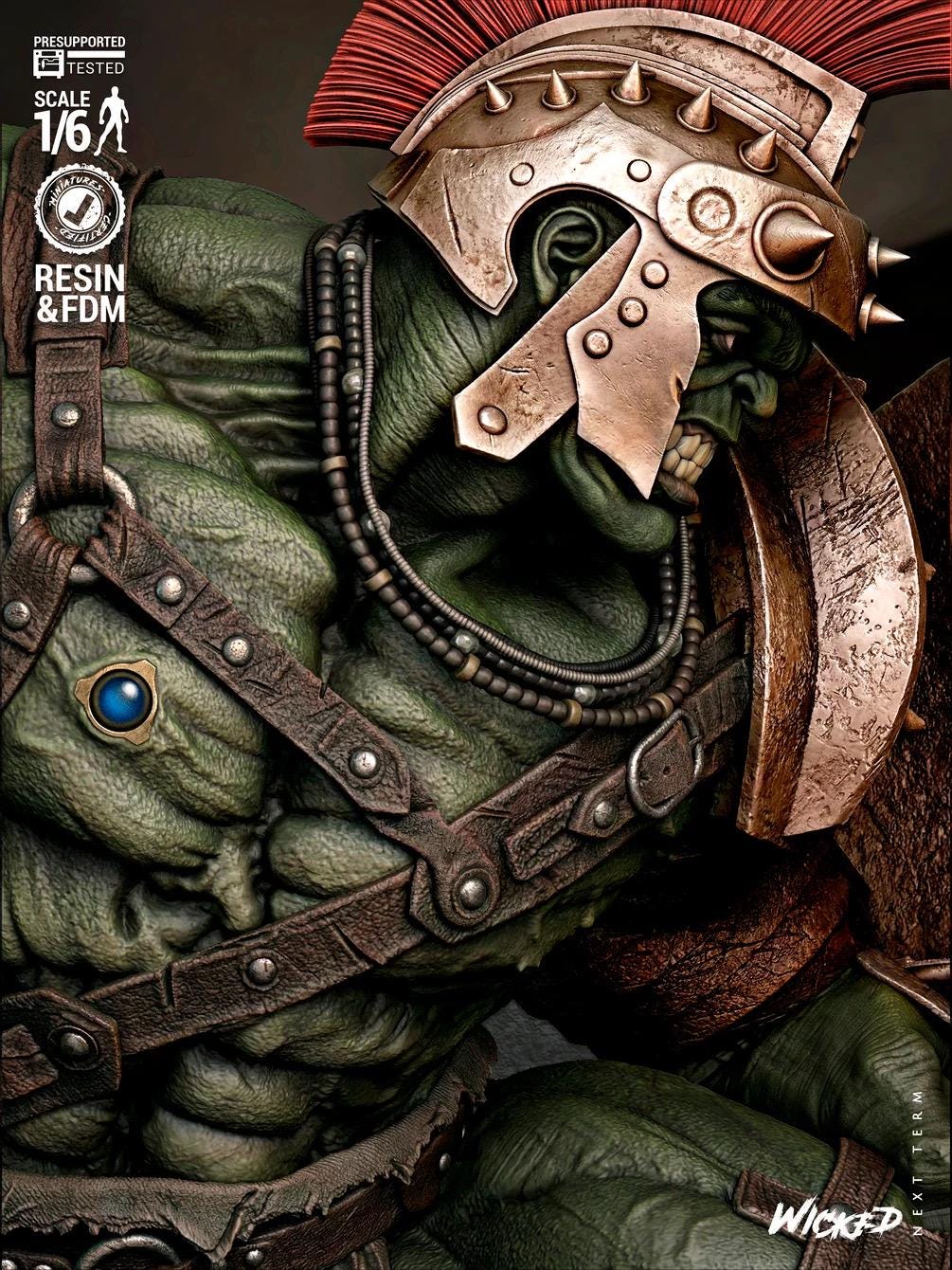Exiled Worldbreaker - Arena Gladiator Champion Gamma Warrior Hulk Resin Figure 16K