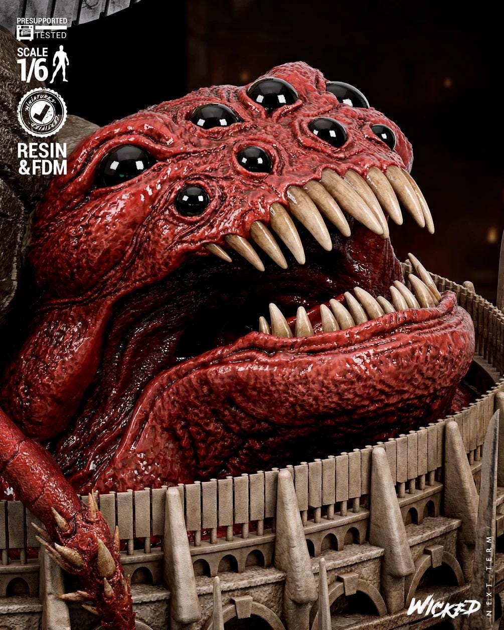 Chrome Herald - Cosmic Arena Gladiator Chrome Champion Silver Surfer Resin Figure 16K