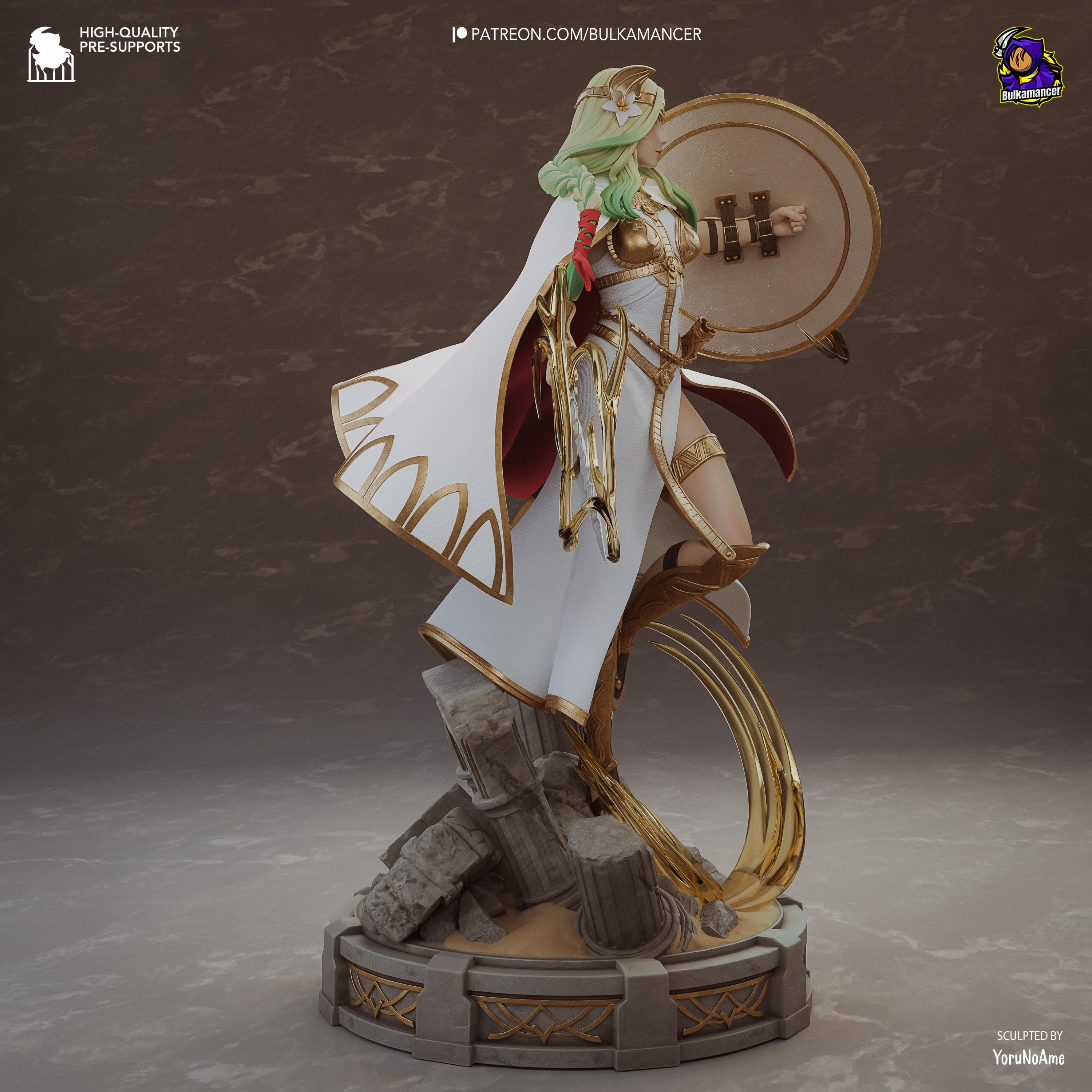 Crestbound Saint - Immaculate One Crest Bearer Silver Saint Seiros Resin Figure 16K