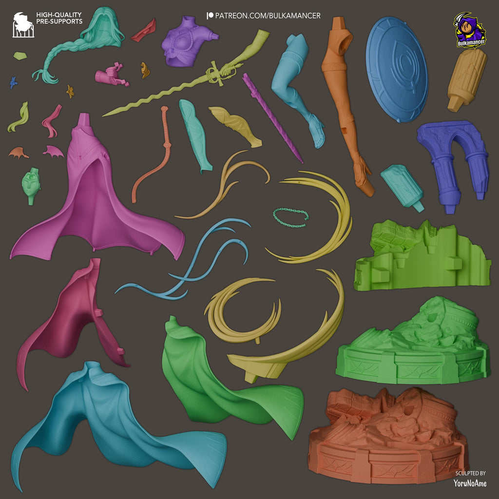 Crestbound Saint - Immaculate One Crest Bearer Silver Saint Seiros Resin Figure 16K