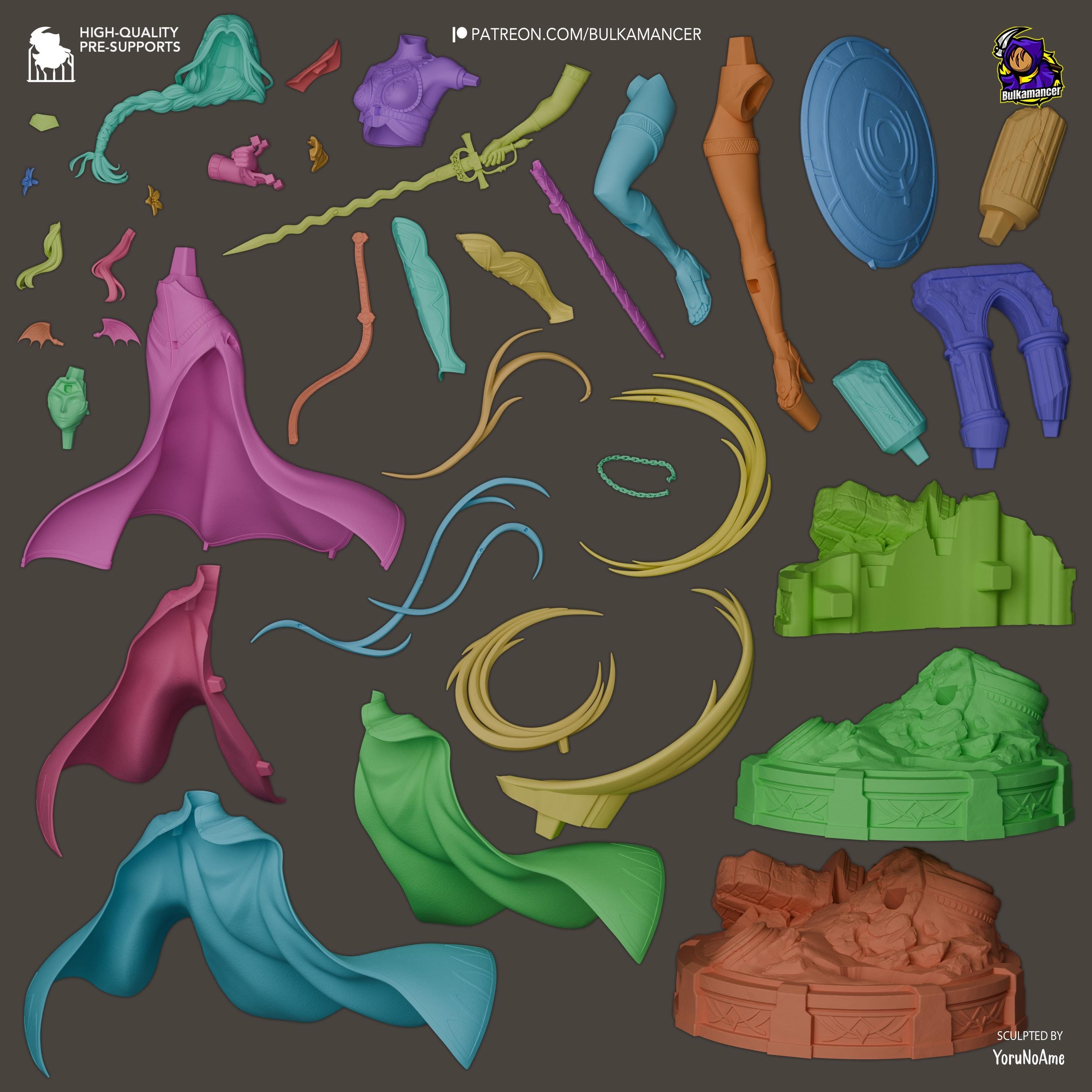 Crestbound Saint - Immaculate One Crest Bearer Silver Saint Seiros Resin Figure 16K