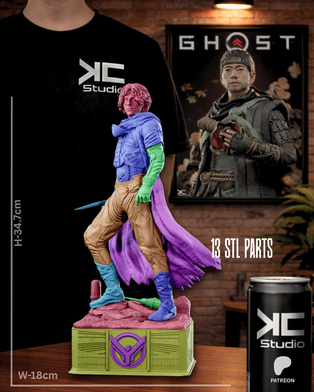 The Oracle - Desert Messiah Sci-Fi Chosen One Paul Atreides Resin Figure 16K