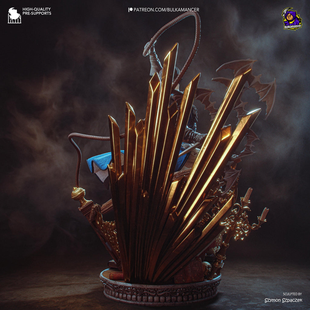 Castle Bane - Vampire Hunter Gothic Warrior Richter Belmont Resin Figure 16K