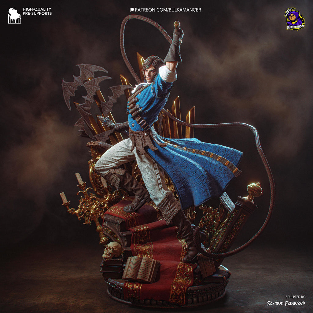 Castle Bane - Vampire Hunter Gothic Warrior Richter Belmont Resin Figure 16K