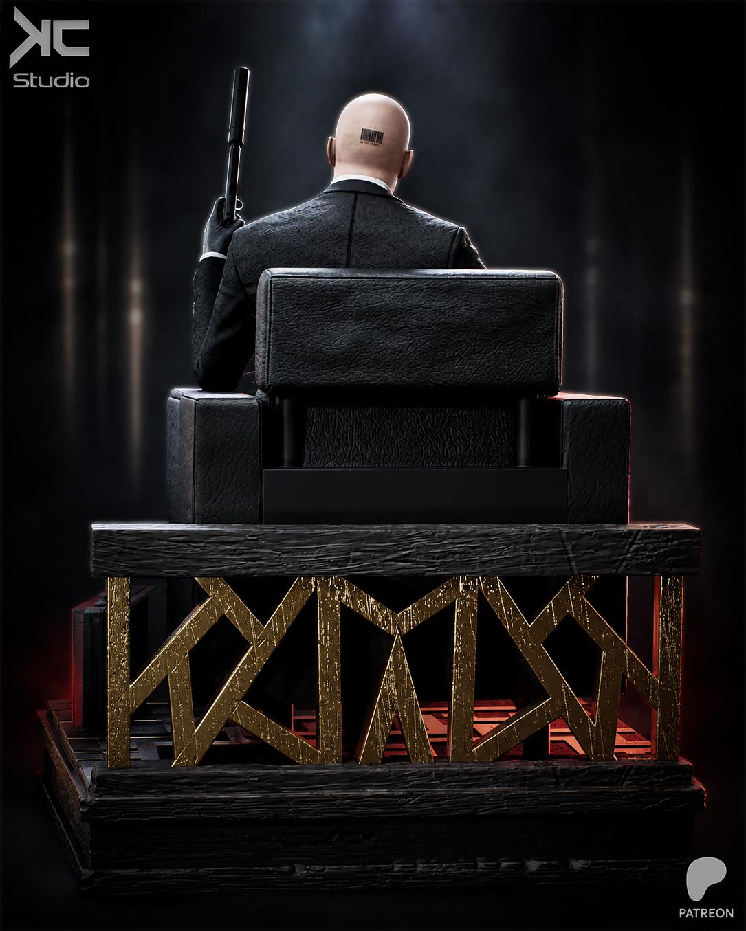 The Contract - Tactical Suited Assassins Hitman Agent 47 Resin Figure 16K