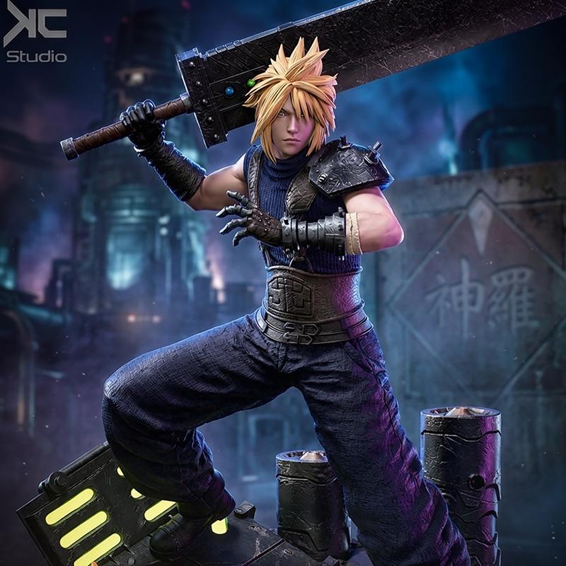 Broken Legacy - Swordsman Battle Worn Heroic Cloud Strife Resin Figure 16K